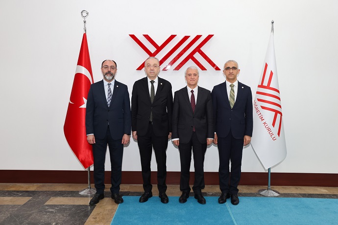Yükseköğretim Kurulu Başkanvekili Sayın Prof. Dr. Naci Gündoğan’ı Ziyaret
