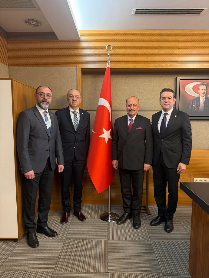 Türkiye Büyük Millet Meclisi Sağlık, Aile, Çalışma ve Sosyal İşler Komisyonu Başkanı Sayın Prof.Dr. Vedat Bilgin ile Görüşme